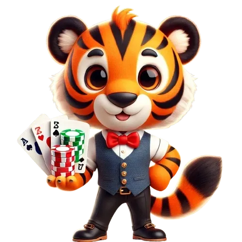 Super style tiger with dressed in jacket